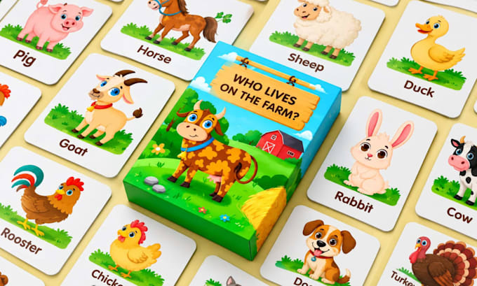 design educational flashcards learning cards memory card game custom card games