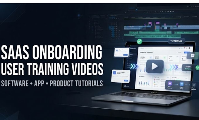 create saas onboarding and user training videos for your software