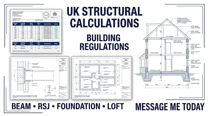 provide structural calculations for UK building regulations