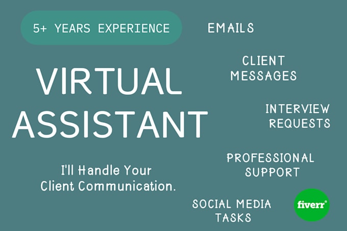 be your virtual assistant for emails and admin tasks
