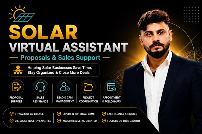 be your expert solar virtual assistant and project manager