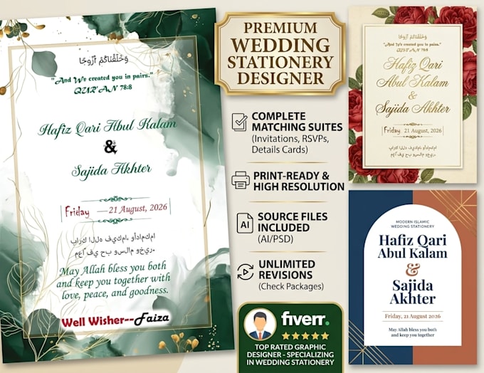 design elegant wedding invitation card