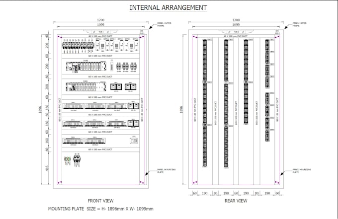 design industrial electrical control panel drawings in autocad eplane