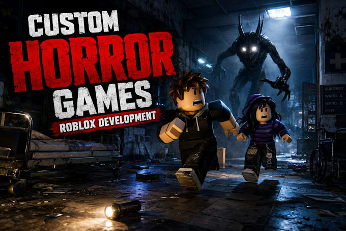 create a custom roblox horror or survival game
