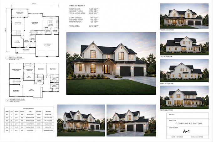 draw  deck  landscape structural plan house plan garage basement