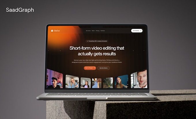 build a framer portfolio website for designers and photographers
