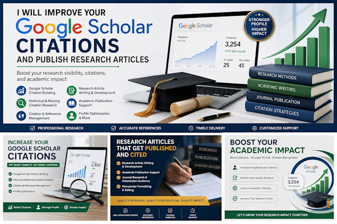 improve your google scholar citations and publish research articles