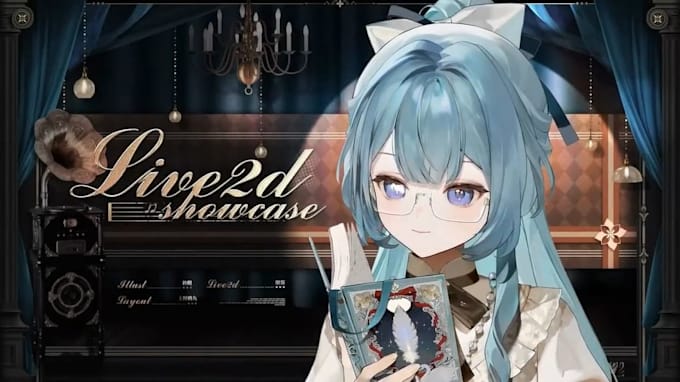 draw live2d vtuber model 2d vtuber avatar vtuber rigging live 2d commission