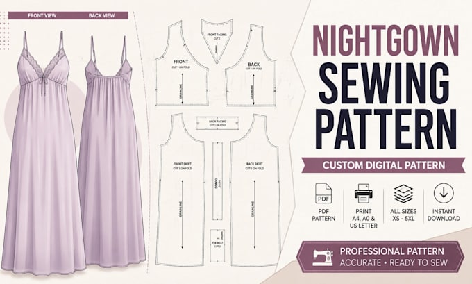 create PDF sewing patterns with grading for your pattern business