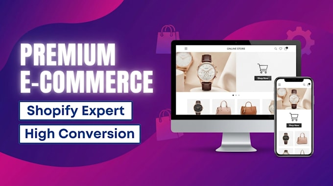 design a high converting e commerce website or online store