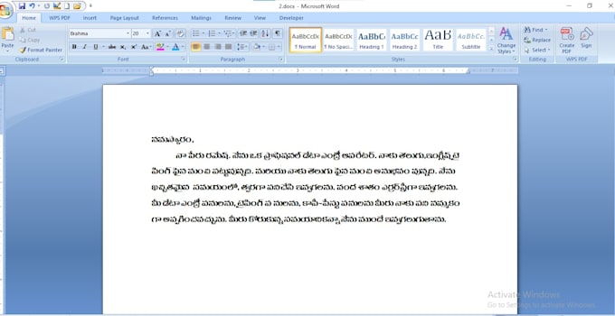 do accurate telugu and english typing and data entry work