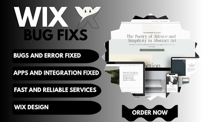 fix wix website bugs, errors, issues and mobile problems