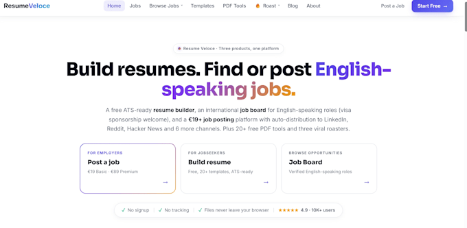 build a react web app or landing page
