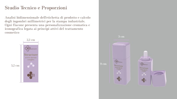 design cosmetic packaging and technical vector dielines