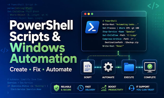 automate windows tasks with reliable powershell scripts