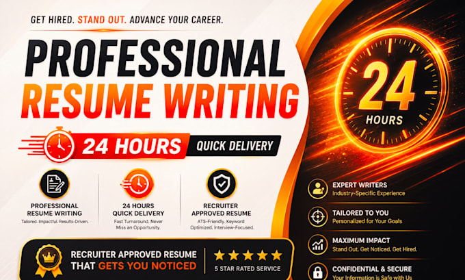 write ats optimized resume, cover letter and linkedin profile