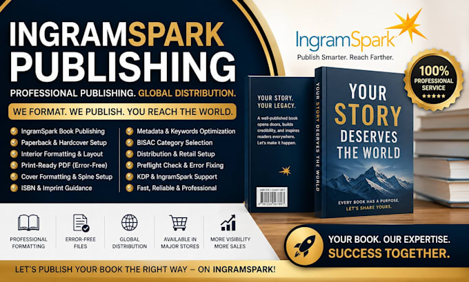 do book formatting for ingramspark paperback hardcover publishing