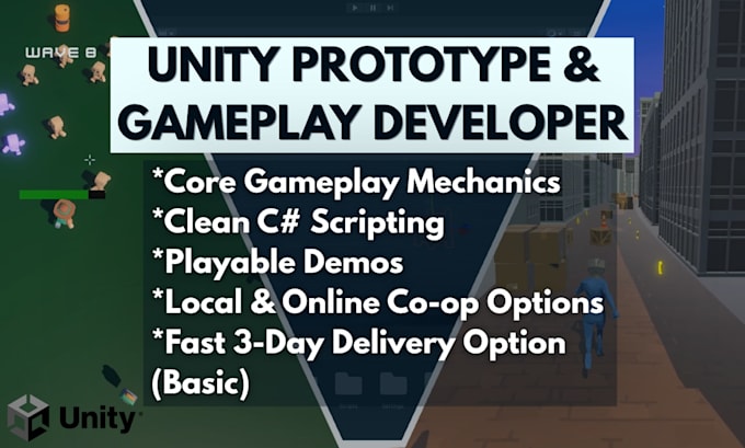 code your unity game mechanic, system or prototype