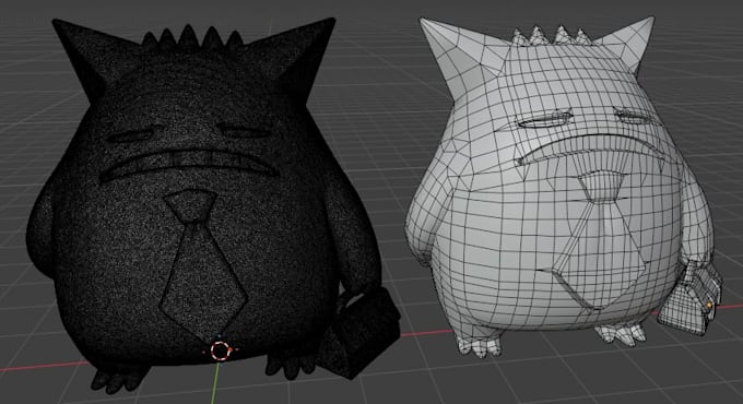 retopologize your 3d model into a clean and optimized low poly mesh