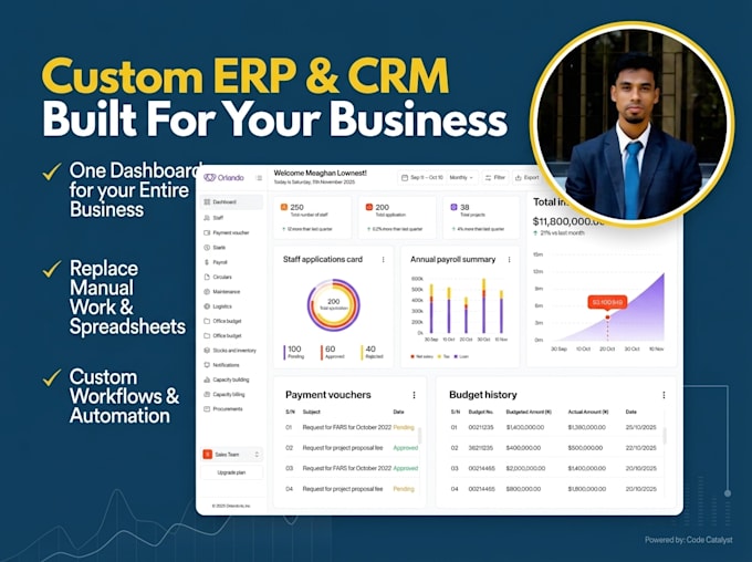build a custom erp and CRM platform with ai integration