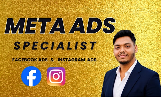 be meta ads specialist, setup facebook instagram ads campaign