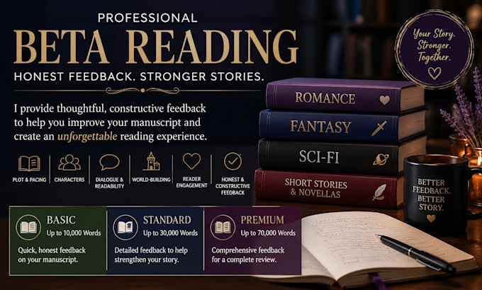 beta read, romance fantasy beta reader,cozy mystery beta reader