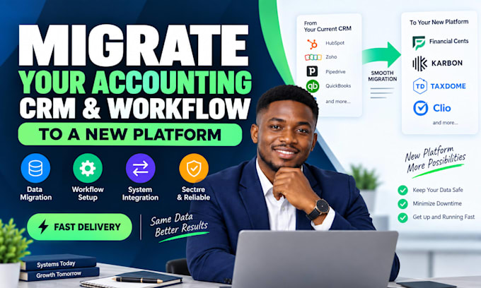 migrate your accounting CRM and workflow to a new platform