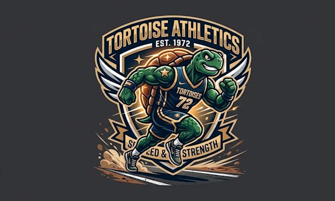 create wonderful style tortoise mascot logo design for company