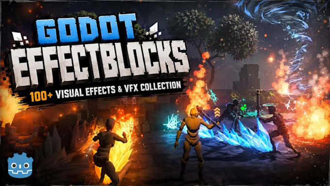 create stunning godot vfx, game vfx, shaders, visual effect and lightening