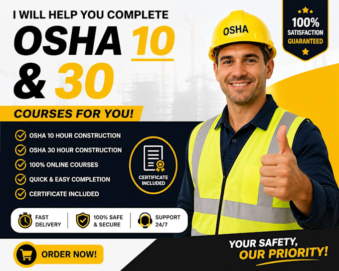 tutor  osha 10 30 for you