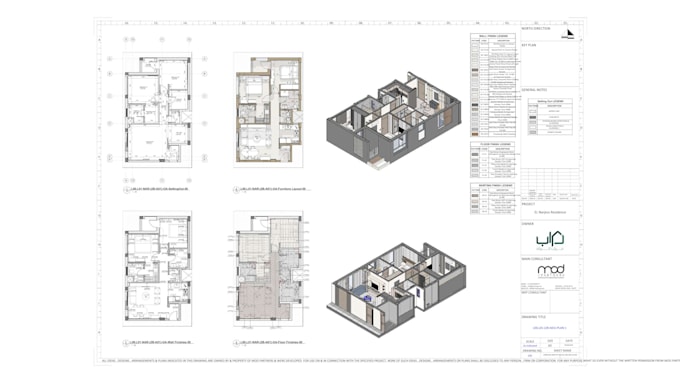 make technical interior drawings for your house