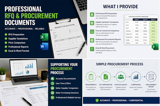 prepare professional rfqs and procurement documents for your business