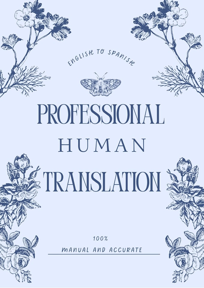 translate english to spanish manually