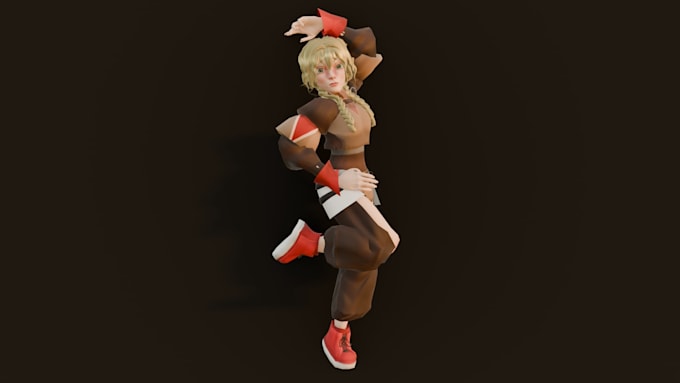 make stylized 3d character