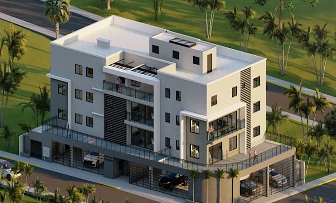 offer 3d architectural visualization, rendering for home design with sketchup