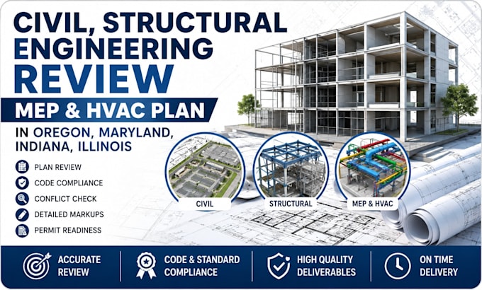 civil structural engineering mep hvac plan in maryland oregon colorado