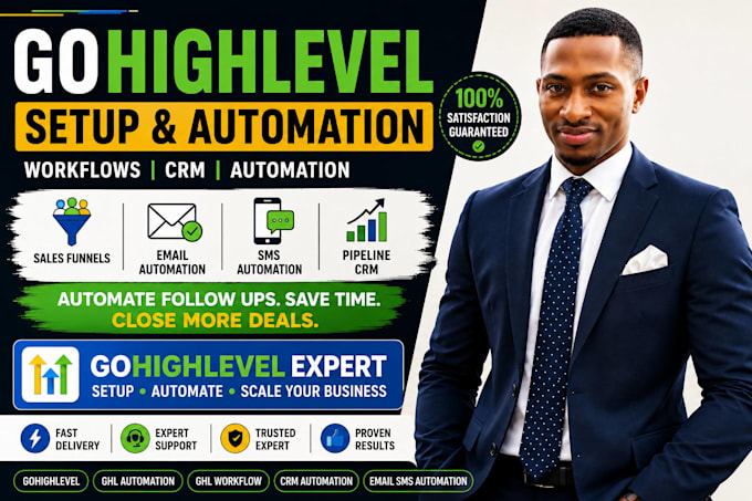 setup gohighlevel email SMS automation ghl workflow CRM for coaches agencies