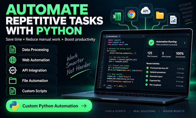 automate repetitive tasks with python