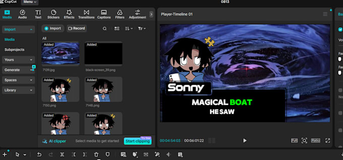 edit videos on capcut