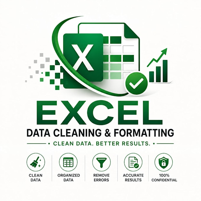 do excel data entry, data cleaning, and duplicate removal