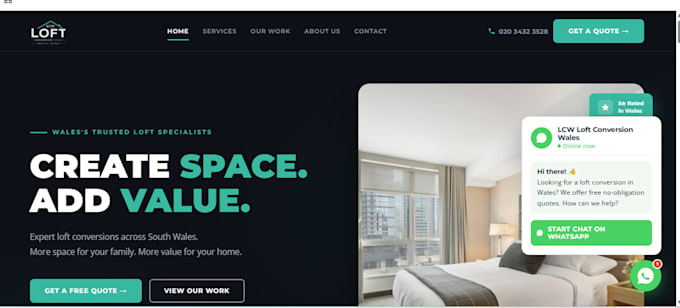 build a website for your business