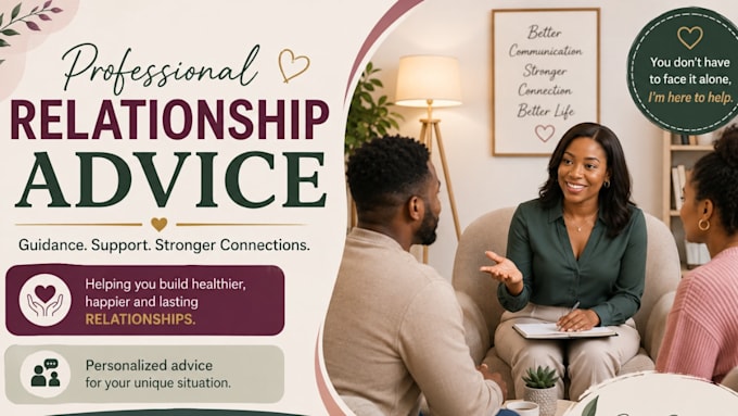 be your  life coach and your relationship adviser