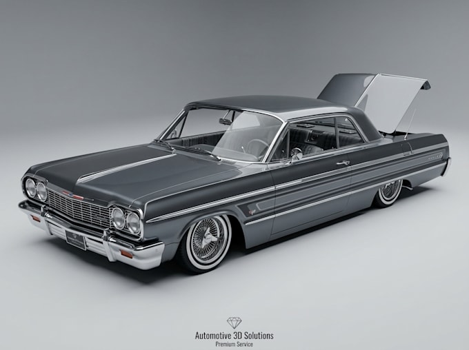 design realistic 3d car modeling, car interior and exterior, fivem car model