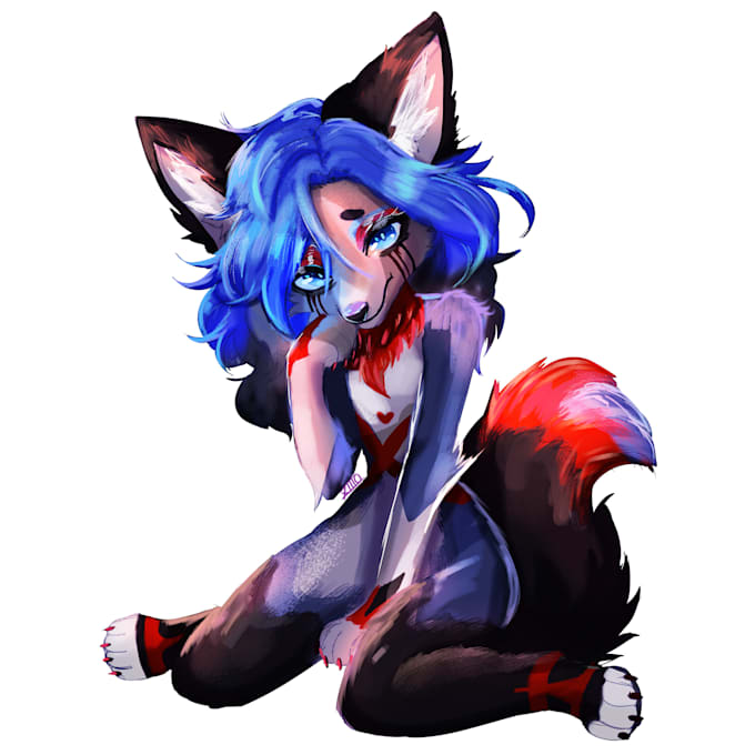 create chibi cute  furry drawings