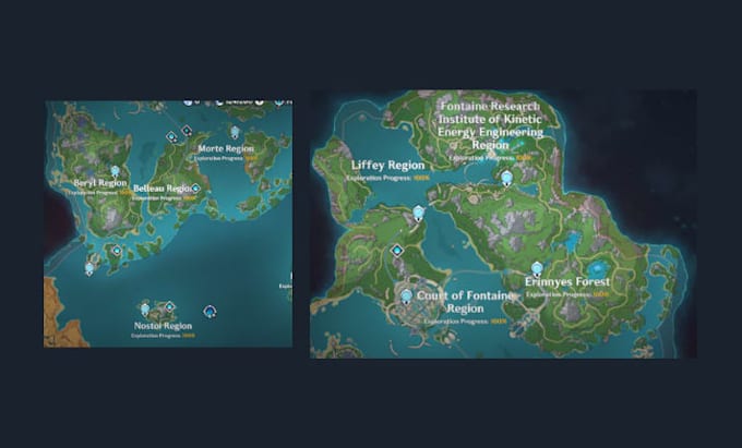 explore fontaine underwater region in genshin impact