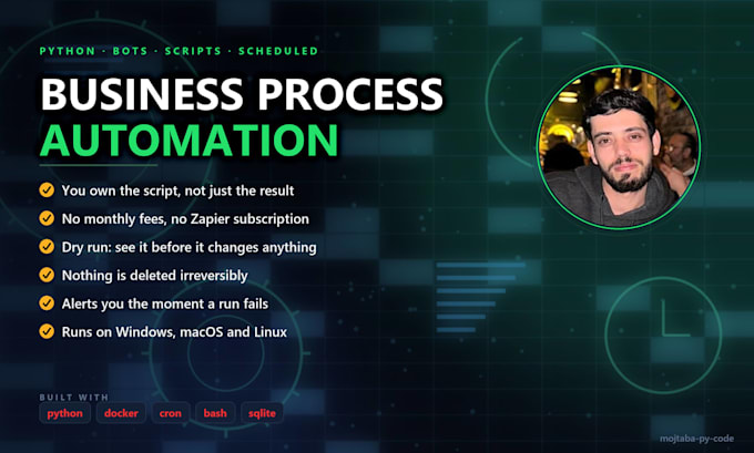 build python browser automation and business bots