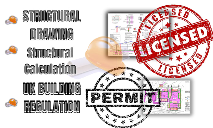 provide structural calculation, structural engineer, building regulation drawing