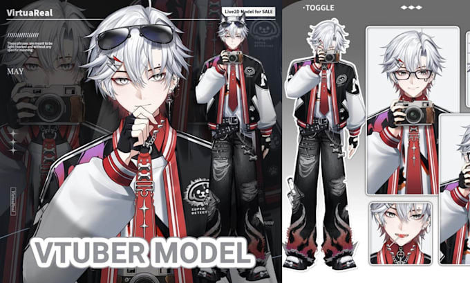design and rig your live2d vtuber model for vtube studio