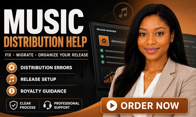 fix music distribution errors and manage your music release