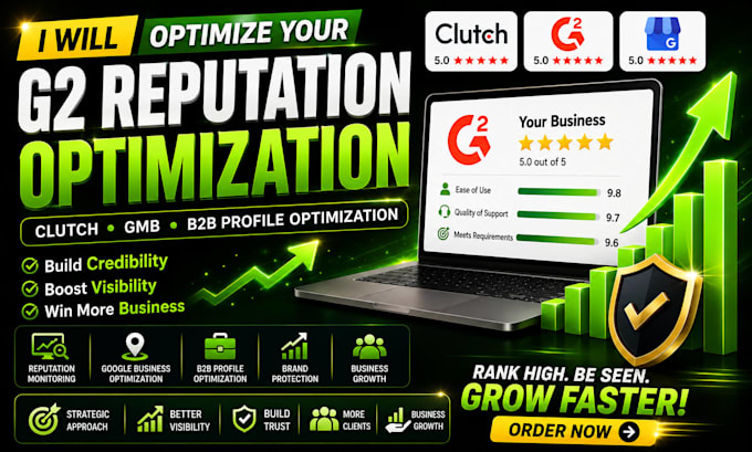 optimize g2, clutch, goodfirms, capterra profile for SEO and ORM